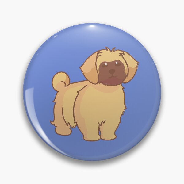Item preview, Simple black mask gold Shih Tzu designed and sold by PupBubble Art.
