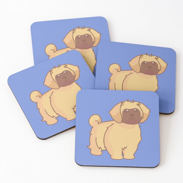Item preview, Simple black mask gold Shih Tzu designed and sold by PupBubble Art.