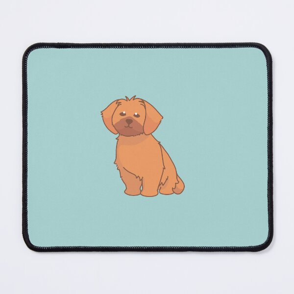 Item preview, Simple solid red Shih Tzu sitting down designed and sold by PupBubble Art.