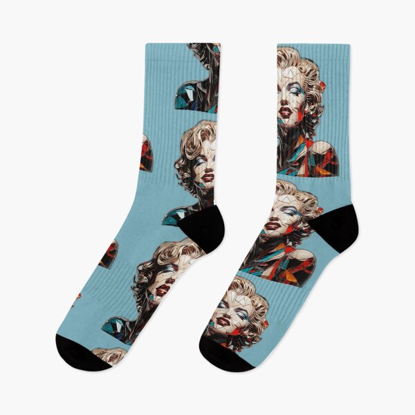 Item preview, Glass Portrait of Marilyn Monroe (fanart) designed and sold by PrintifyWorld.