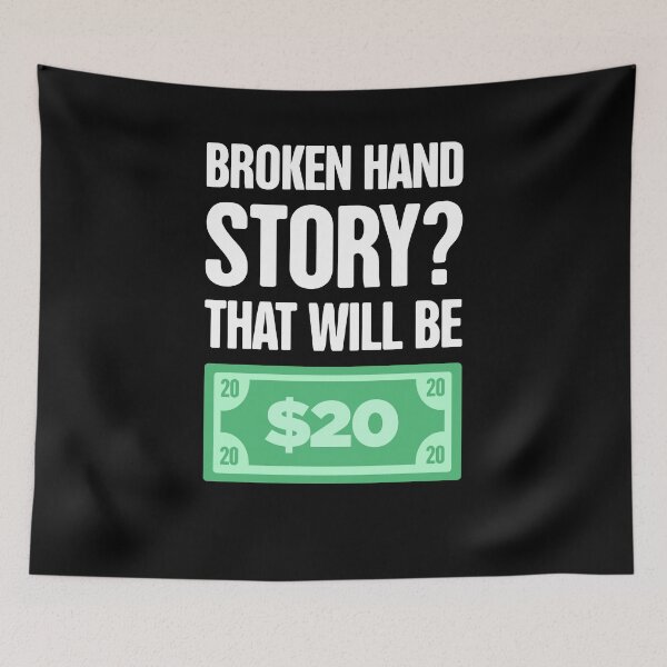 Item preview, Story Fractured Broken Hand Get Well Gift designed and sold by Jam Jar.