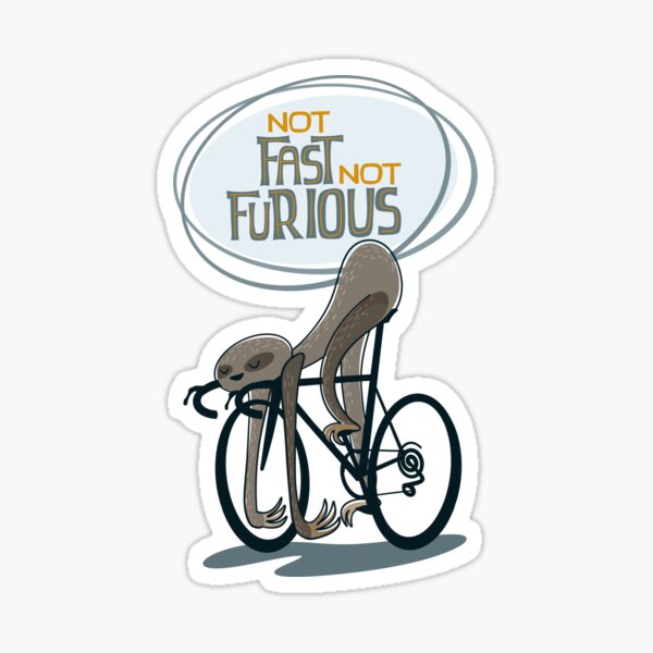 Item preview, Funny Cycling Sloth designed and sold by SFDesignstudio.
