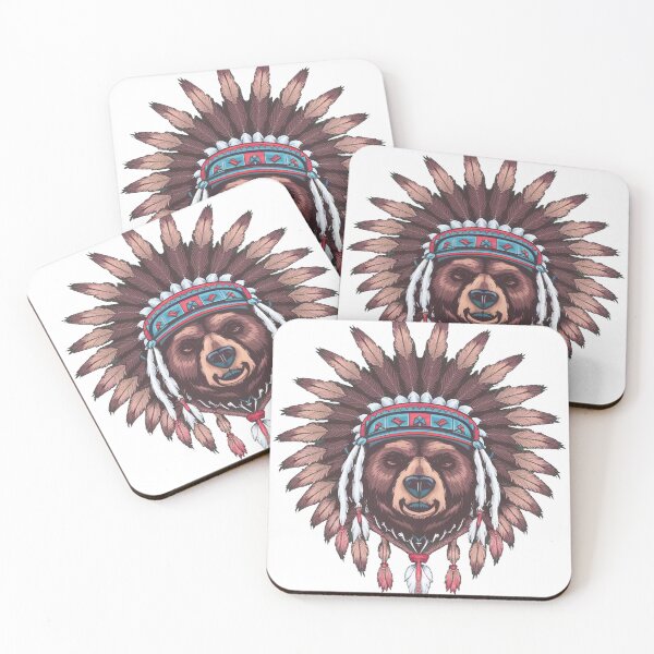 Item preview, Native American Bear Feather Headdress Sublimation  designed and sold by Smix Pixels.