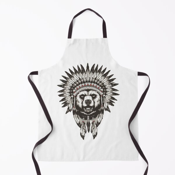 Item preview, Native American Bear Feather Headdress  designed and sold by Smix Pixels.