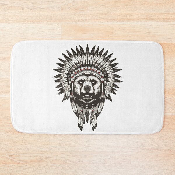 Item preview, Native American Bear Feather Headdress  designed and sold by Smix Pixels.