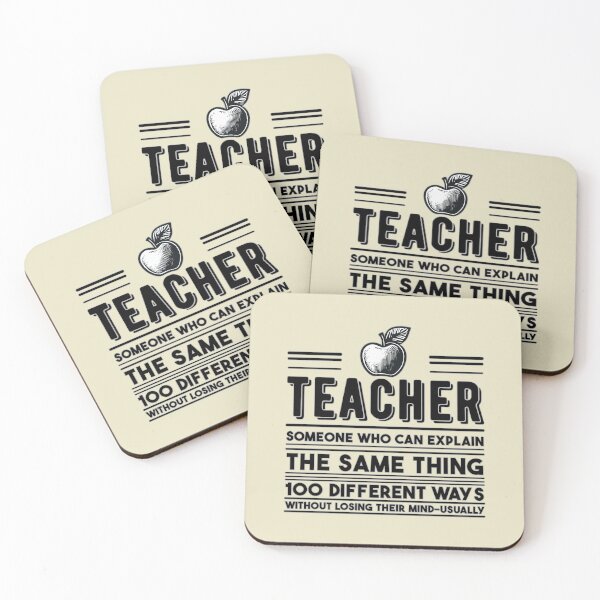 Item preview, Definition of a Teacher Quotes: Explain Same Thing designed and sold by Daqomm.