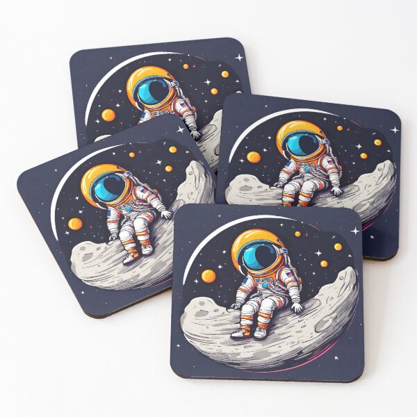 Item preview, Astronaut Lounging on Moon designed and sold by Tom-Johnson.