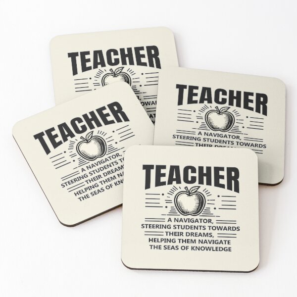 Item preview, Definition of a Teacher Quotes: Knowledge Seas Navigator designed and sold by Daqomm.