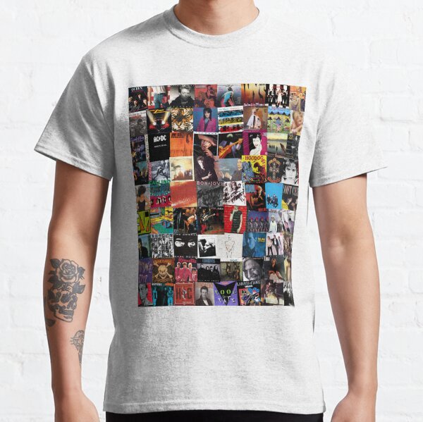 Item preview, 80s Album Cover Collage  designed and sold by livinginthe70s.