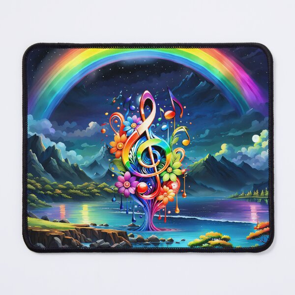 Item preview, Music, colorful clef with leaves designed and sold by nicky2342.