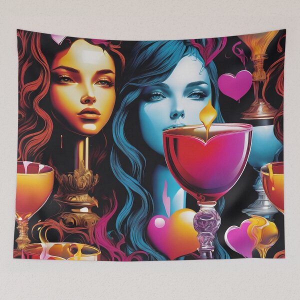 Item preview, abstract Women & wine designed and sold by tatty58.