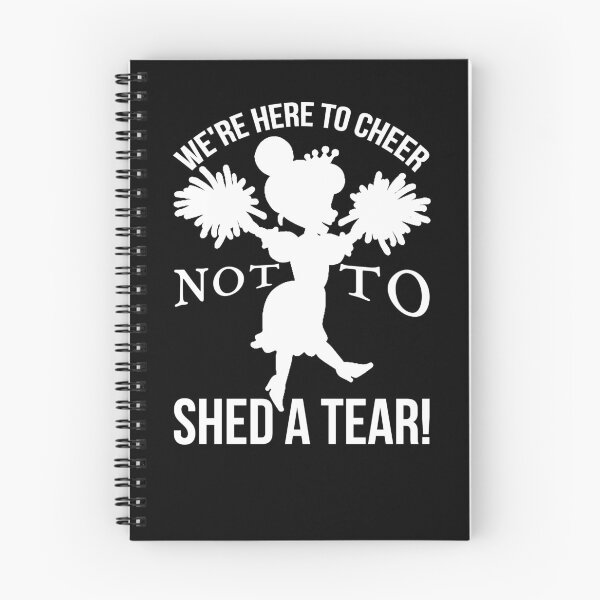 Item preview, We are here to cheer, not to shed a tear!: March Madness Doping Support white silhouette designed and sold by SplashTastic.