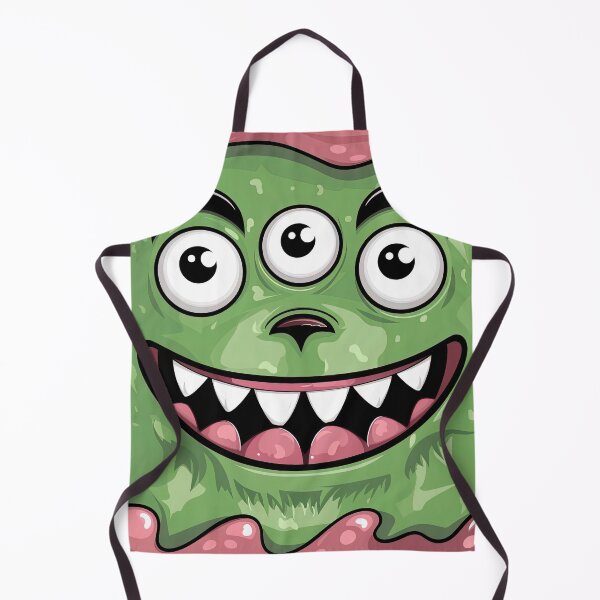 Item preview, Colorful Funny Creepy Monster Face designed and sold by SpookshowDesign.