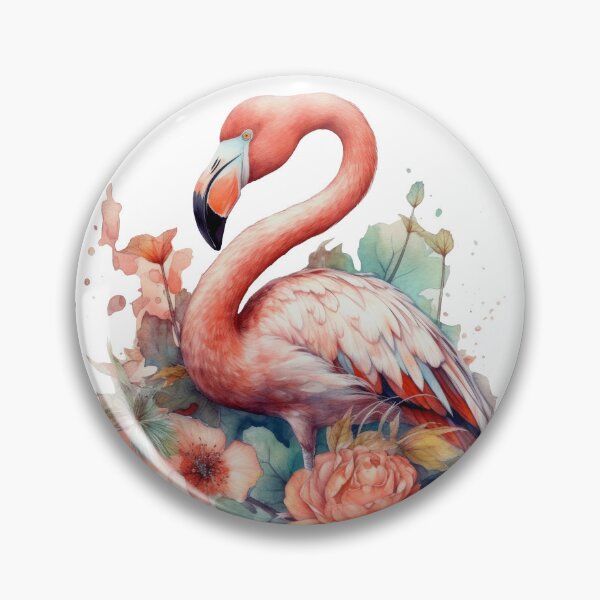 Item preview, flamingo t-shirt,Wildlife pattern T-shirts, cute pattern T-shirts, nature pattern T-shirts designed and sold by MissCirce1993.