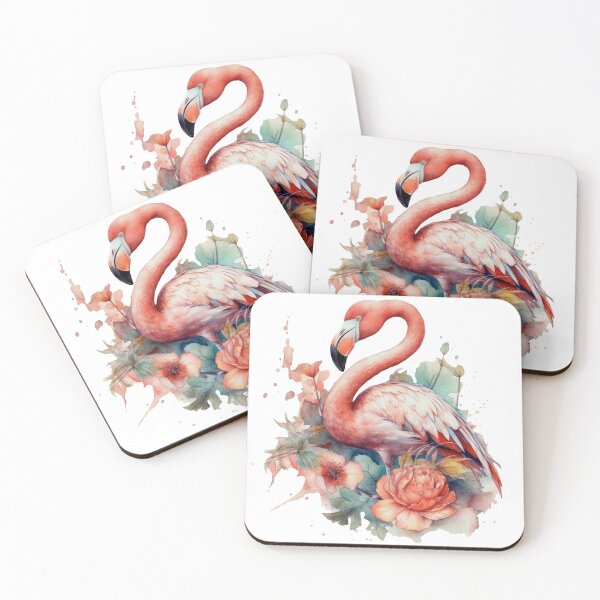 Item preview, flamingo t-shirt,Wildlife pattern T-shirts, cute pattern T-shirts, nature pattern T-shirts designed and sold by MissCirce1993.