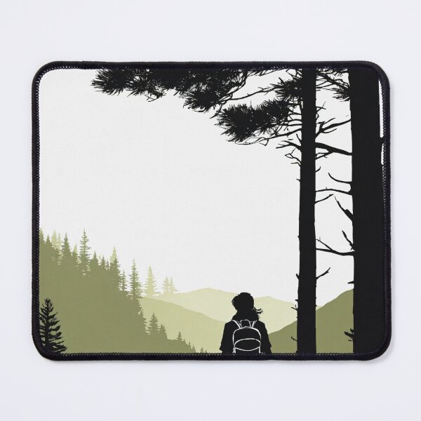 Item preview, Silhouette Amidst Forest Hues designed and sold by John v p.