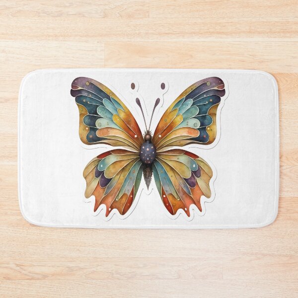 Item preview, Whimsical Butterfly, Artistic Insect, Watercolor Wings, Nature Fantasy, Imaginative Art, Colorful Lepidoptera, Fantasy Creature, Magical Butterflies, Unique Wing Design, Mystical Nature designed and sold by MDigitArtistry.