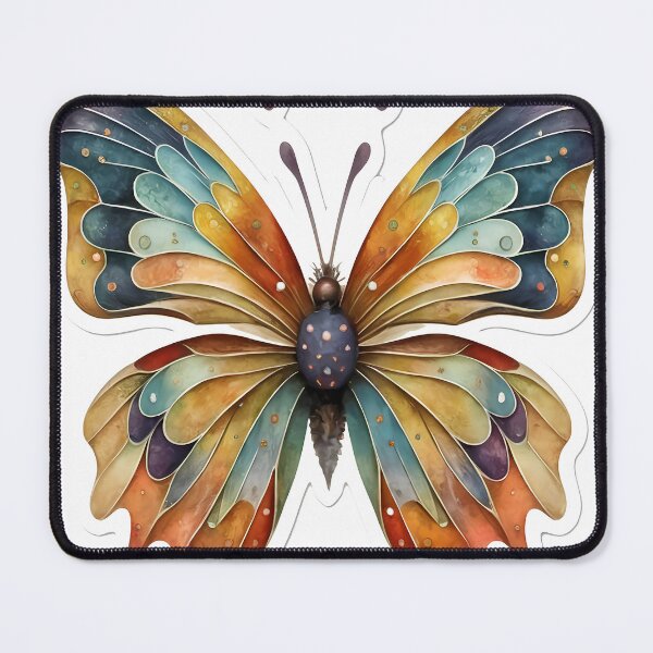 Item preview, Whimsical Butterfly, Artistic Insect, Watercolor Wings, Nature Fantasy, Imaginative Art, Colorful Lepidoptera, Fantasy Creature, Magical Butterflies, Unique Wing Design, Mystical Nature designed and sold by MDigitArtistry.