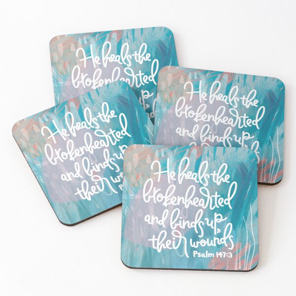 Item preview, Psalm 147:3 - He Heals The Brokenhearted designed and sold by joyfultaylor.