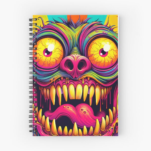 Item preview, Horror Rat Colorful Funny Creepy Monster Face designed and sold by SpookshowDesign.