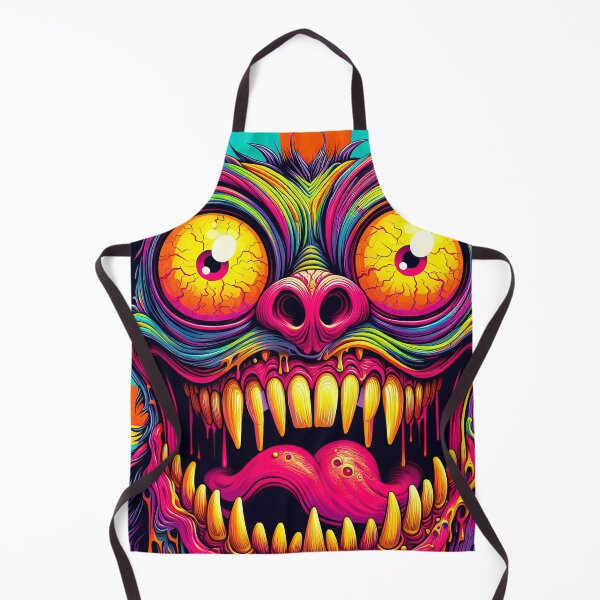 Item preview, Horror Rat Colorful Funny Creepy Monster Face designed and sold by SpookshowDesign.