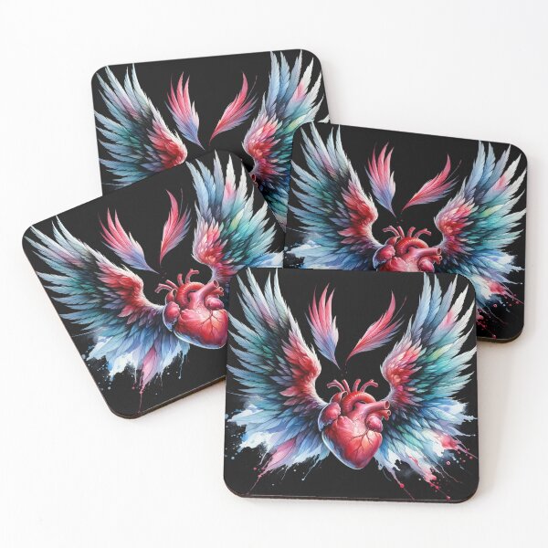 Item preview, heart with wings designed and sold by panshop20.