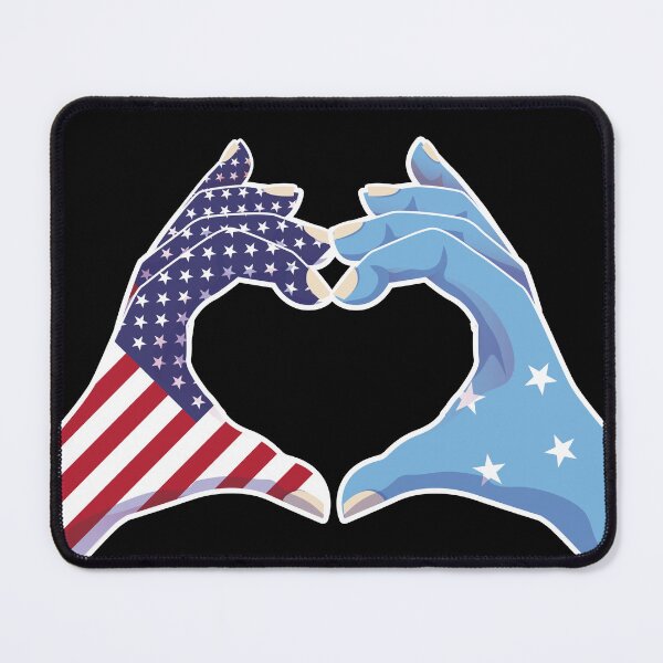 Item preview, Micronesia Micronesian USA United States American America Love Heart Peace designed and sold by FlagX.