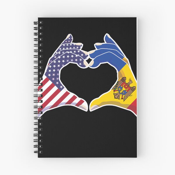 Item preview, Moldova Moldovan USA United States American America Love Heart Peace designed and sold by FlagX.