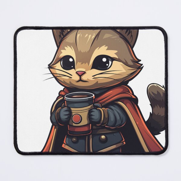 Item preview, Mystic Knight Kitten with Enchanted Elixir designed and sold by dungeonwarriors.