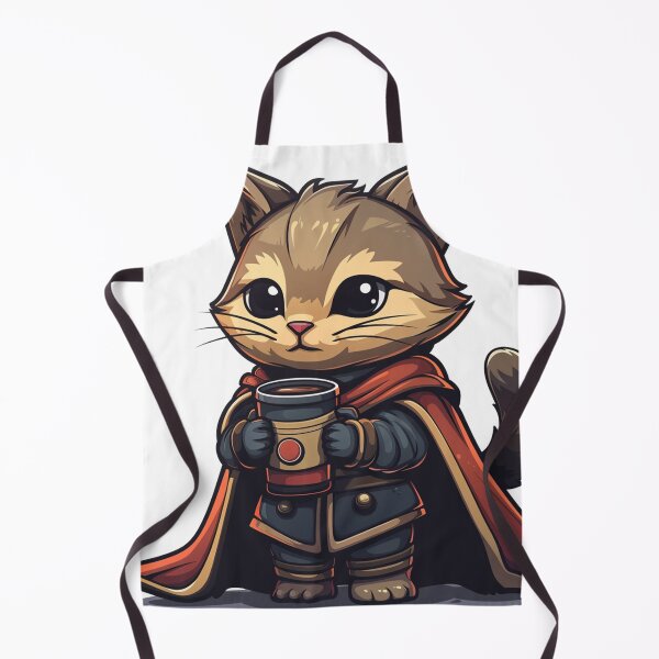 Item preview, Mystic Knight Kitten with Enchanted Elixir designed and sold by dungeonwarriors.
