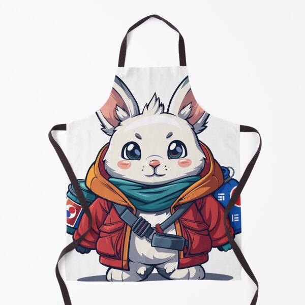 Item preview, Globe-Trotting Bunny with Flags Aflutter designed and sold by dungeonwarriors.