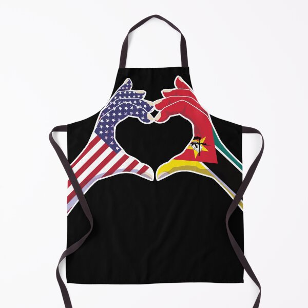 Item preview, Mozambique Mozambican USA United States American America Love Heart Peace designed and sold by FlagX.