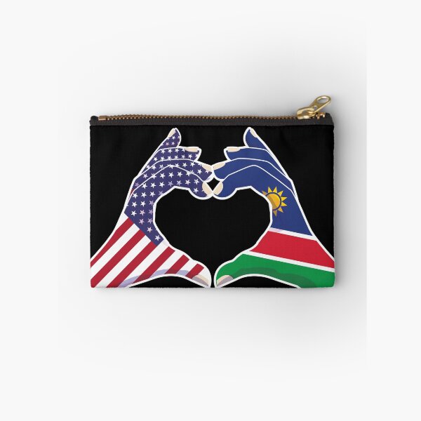Item preview, Namibia Namibian USA United States American America Love Heart Peace designed and sold by FlagX.