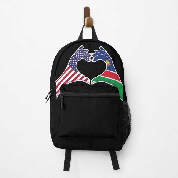 Item preview, Namibia Namibian USA United States American America Love Heart Peace designed and sold by FlagX.