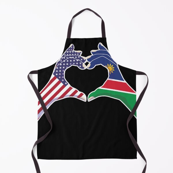 Item preview, Namibia Namibian USA United States American America Love Heart Peace designed and sold by FlagX.