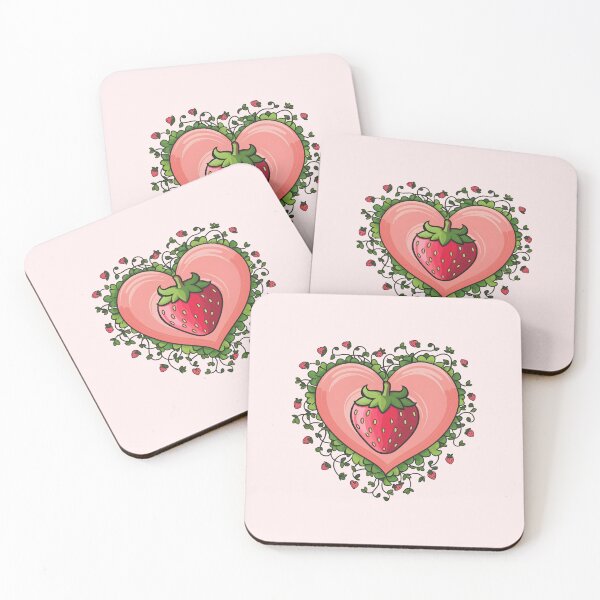 Artikelvorschau, Herz-Erdbeere entworfen und verkauft von Itsheartshop.