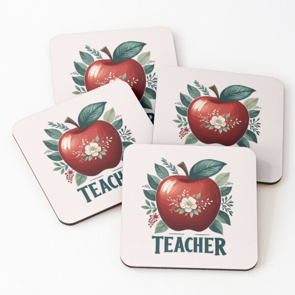 Item preview, Colorful Vintage "Teacher Apple" Appreciation Gift For Preschool designed and sold by Daqomm.