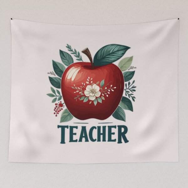 Item preview, Colorful Vintage "Teacher Apple" Appreciation Gift For Preschool designed and sold by Daqomm.