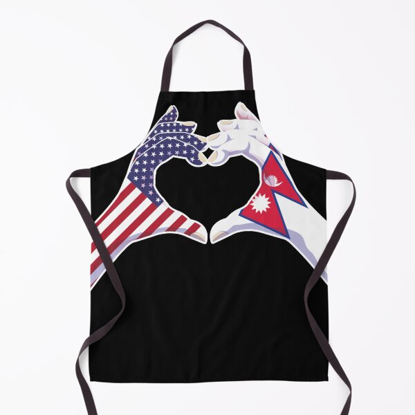 Item preview, Nepalese Nepal USA United States American America Love Heart Peace designed and sold by FlagX.