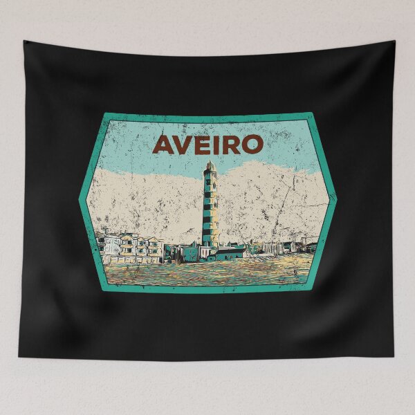 Item preview, Aveiro Lighthouse Vista: Laguna Illustration designed and sold by Lemomo-artworks.