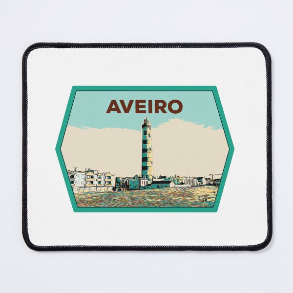 Item preview, Aveiro Lighthouse Vista: Laguna Illustration designed and sold by Lemomo-artworks.
