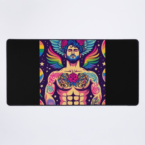 Item preview, LGBTQ Pride Rainbow Male LGBTQ Gay Pride Graphic Design designed and sold by ItsAKinkThing.