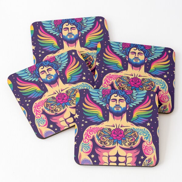 Item preview, LGBTQ Pride Rainbow Male LGBTQ Gay Pride Graphic Design designed and sold by ItsAKinkThing.