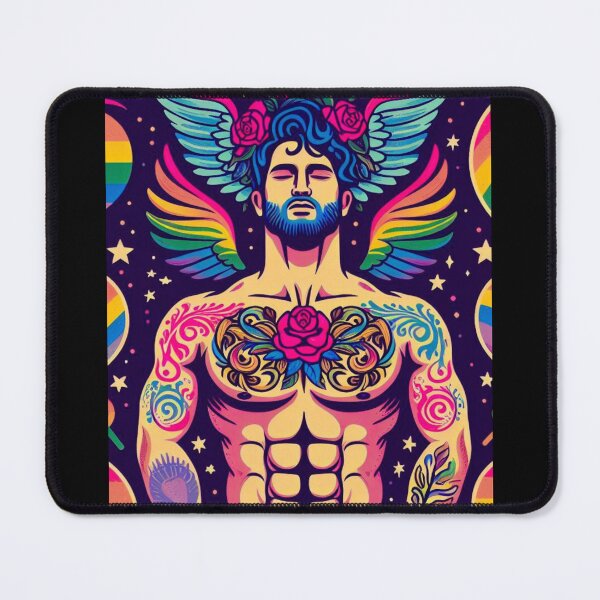 Item preview, LGBTQ Pride Rainbow Male LGBTQ Gay Pride Graphic Design designed and sold by ItsAKinkThing.