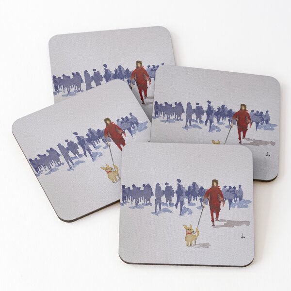 Item preview, Dog walking designed and sold by theartof.jo.
