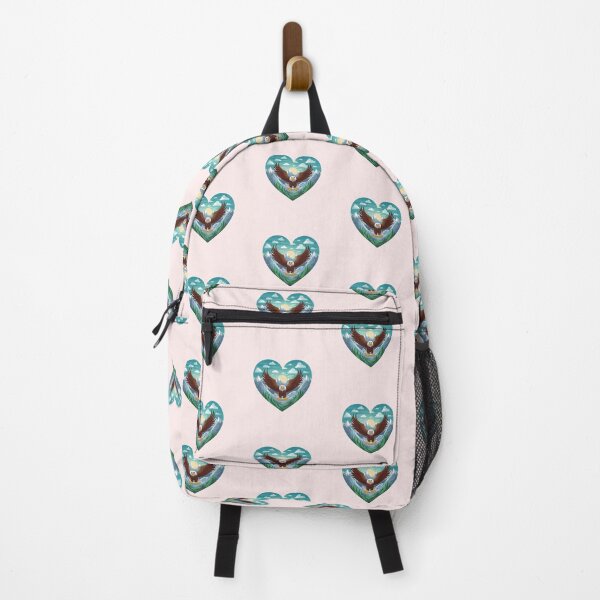 Item preview, Eagle In Heart With Mountains designed and sold by Itsheartshop.