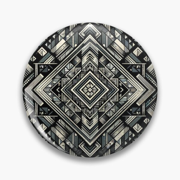Artikelvorschau, Monochromer geometrischer Wirbel entworfen und verkauft von Kiwiaroha.