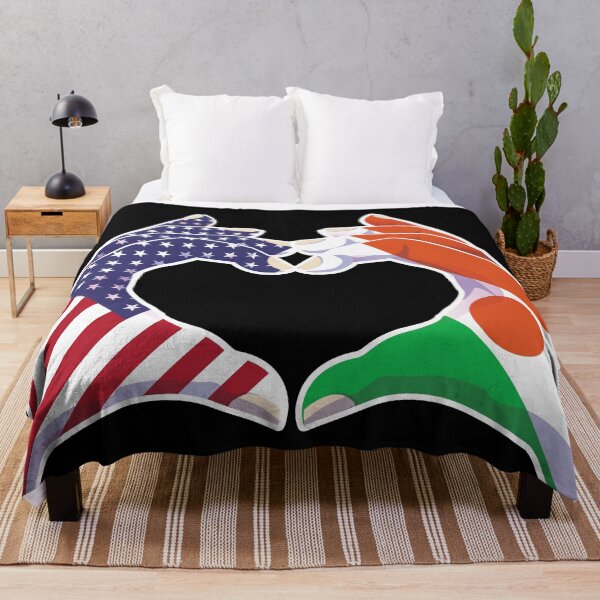 Item preview, Niger Nigerien USA United States American America Love Heart Peace designed and sold by FlagX.
