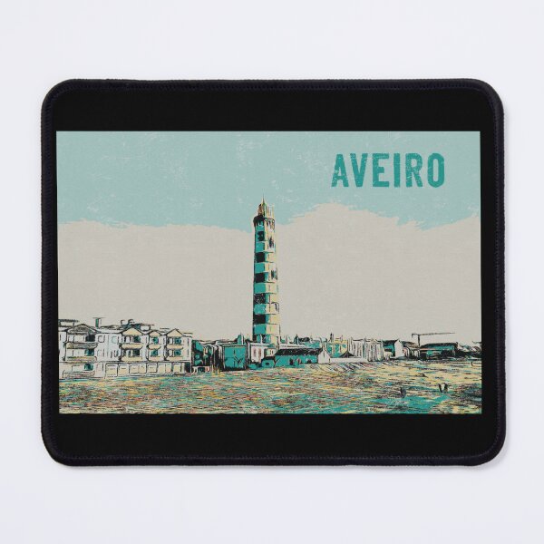 Item preview, Aveiro Lighthouse Vista: Laguna Illustration designed and sold by Lemomo-artworks.