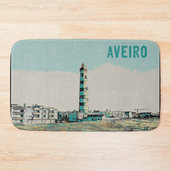 Item preview, Aveiro Lighthouse Vista: Laguna Illustration designed and sold by Lemomo-artworks.
